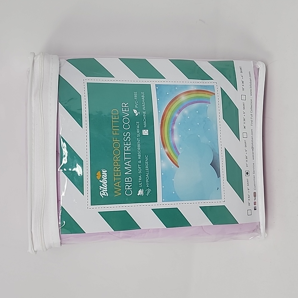 Biloban Waterproof Fitted Mattress Cover